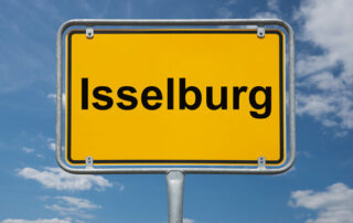 Ortseingangsschild Isselburg