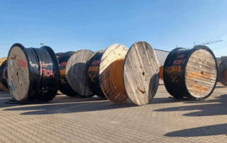 Kabeltrommeln für Glasfaserausbau © telkodata