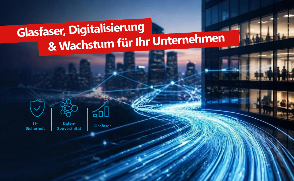 Glasfaser, Digitalisierung und Wachstum | telkodata.canvaai Blog - Digitalisierung Titel