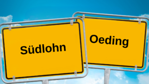 Ortseingangsschild Südlohn und Oeding © telkodata Ortseingangsschild Südlohn Oeding © telkodata