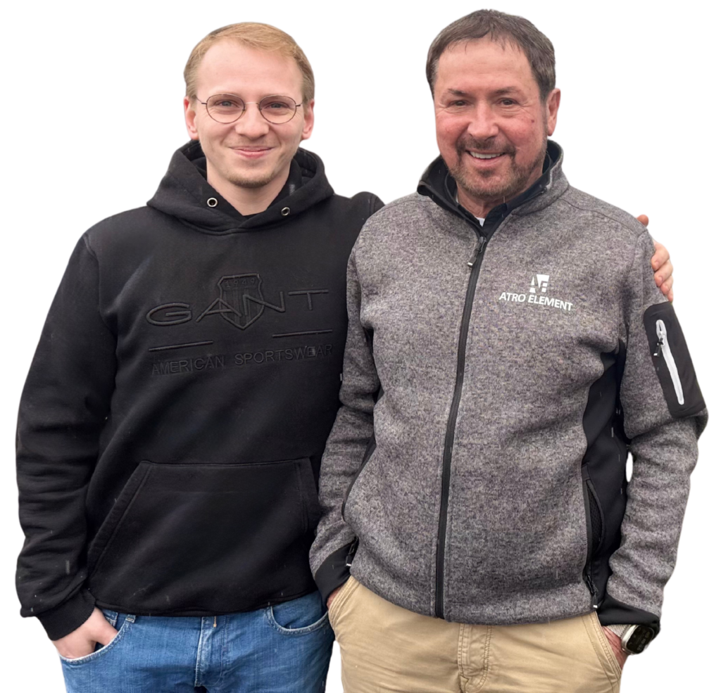 Luis und Arno Endress – Geschäftsführer von ATRO Elements ©telkodata.essenzpr